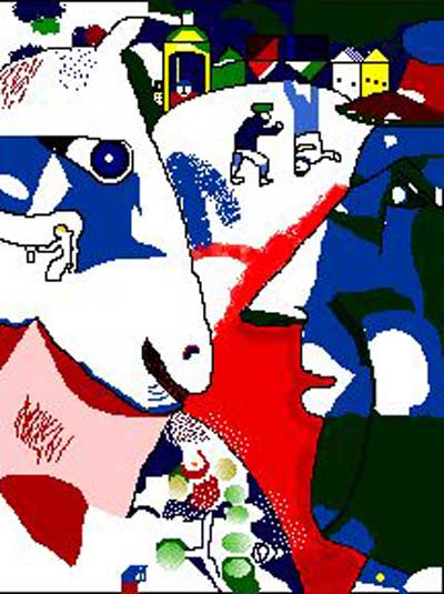 Chagall Inspired