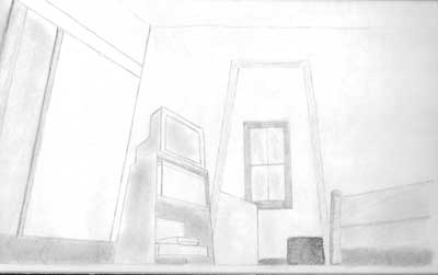 Bedroom in Perspective