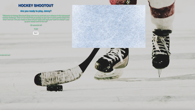 Hockey Shootout Game